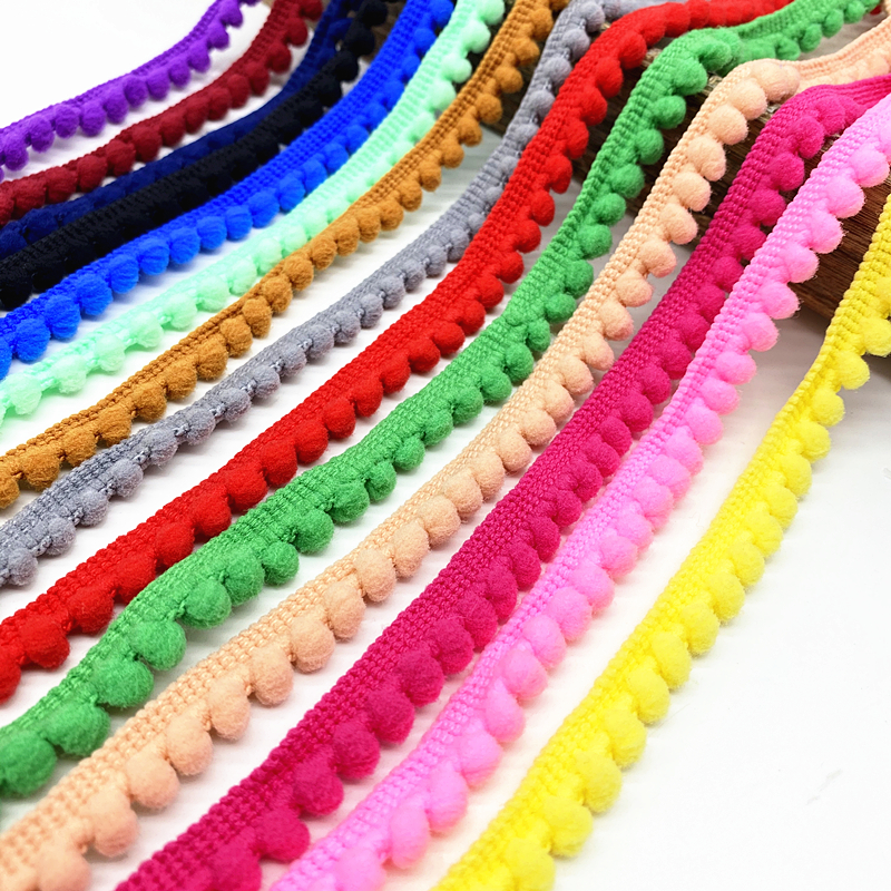 Fringe Ribbon Sewing - 5/10Yards Pom Poms Trim Ball Lace