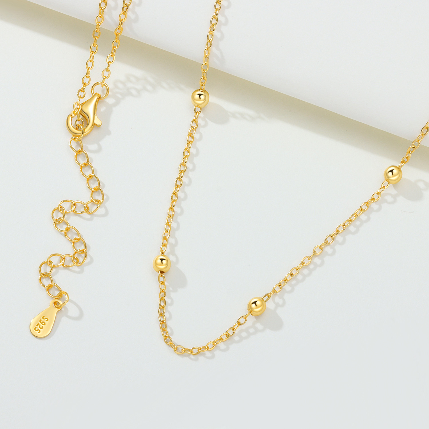 Orstarry S925 Sterling Silver  - Pearl Trim Chain reseña y precio