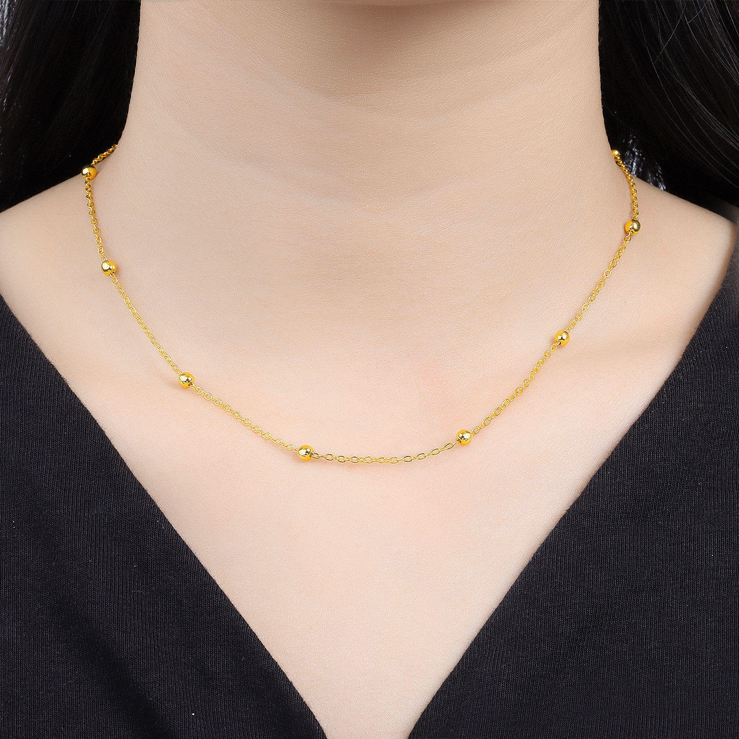 Orstarry S925 Sterling Silver  - Pearl Trim Chain reseña y precio