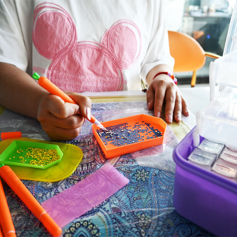 Diamond Embroidery Tools Carro - Craft Embellishment Storage reseña y precio