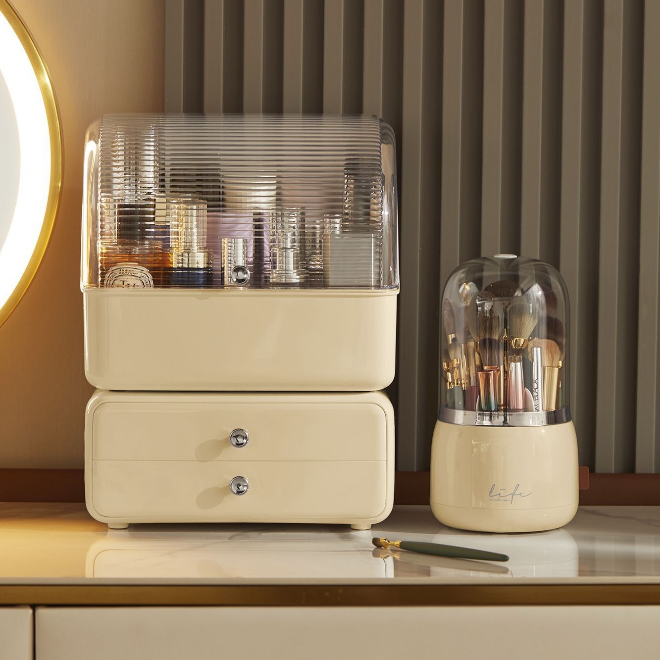 Desktop Cosmetics Storage Box  - Craft Embellishment Storage reseña y precio