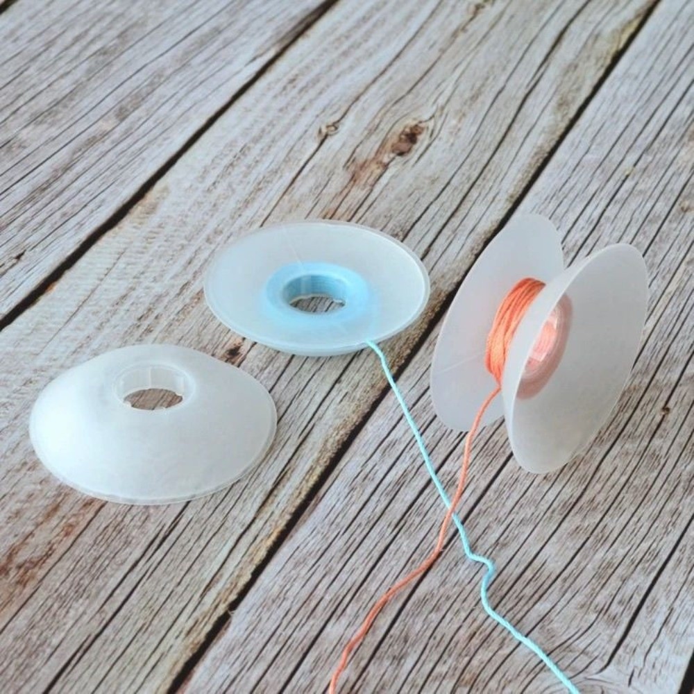 Empty Spools Empty Bobbin Spoo - Organza Ribbon Spool reseña y precio