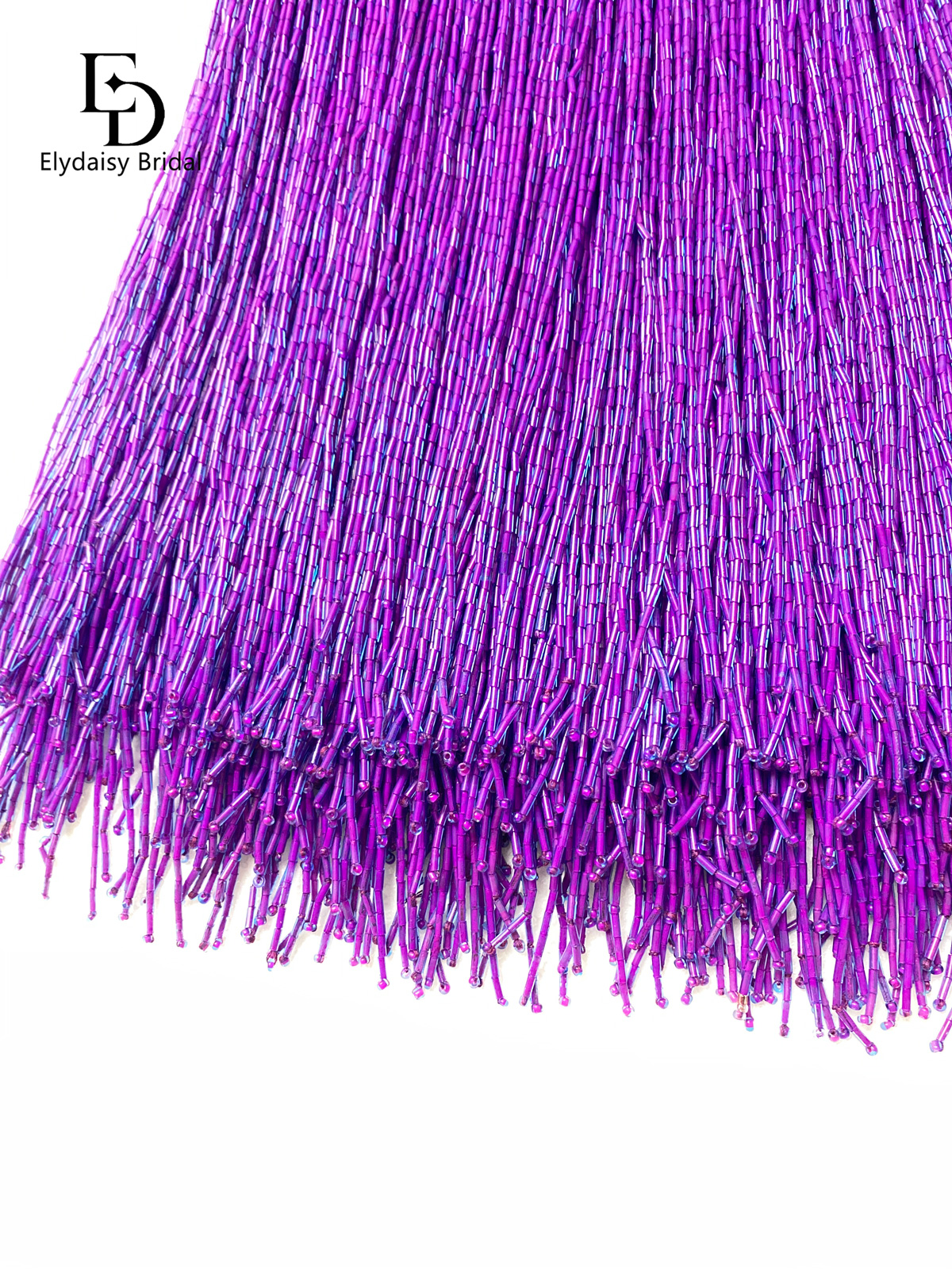 30CM Long Purple Green Black B - Fringe Ribbon Sewing reseña y precio