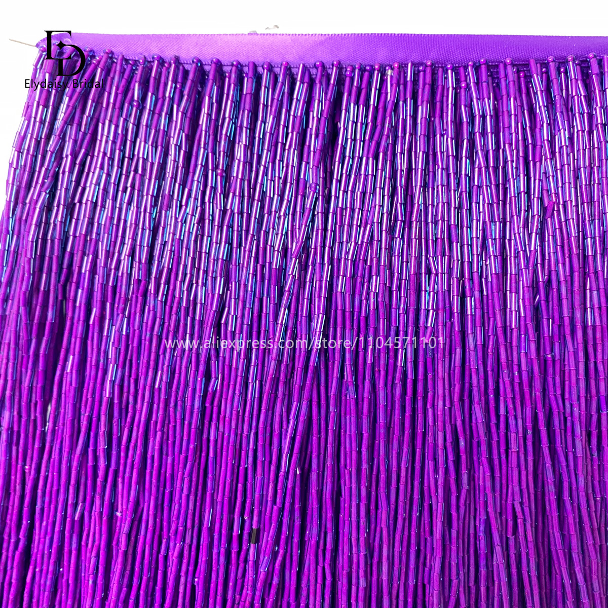 30CM Long Purple Green Black B - Fringe Ribbon Sewing reseña y precio