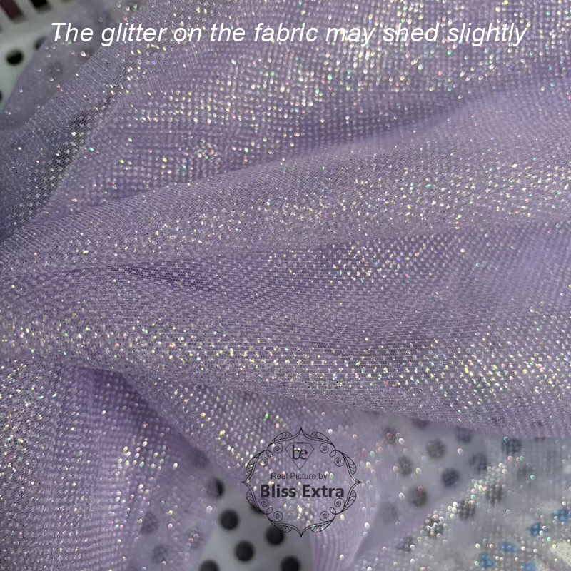 Shimmering Glitter Tulle Fabri - Sequin Fabric Panel reseña y precio