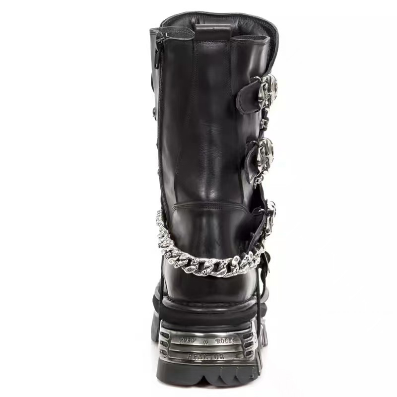 Fashion Men's Genuine Leather  - Guipure Lace Panel reseña y precio