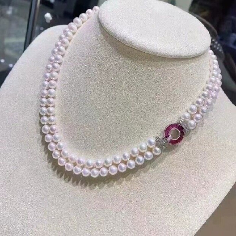 20-Inch Double Chain AAAA 7-8m - Pearl Trim Chain reseña y precio