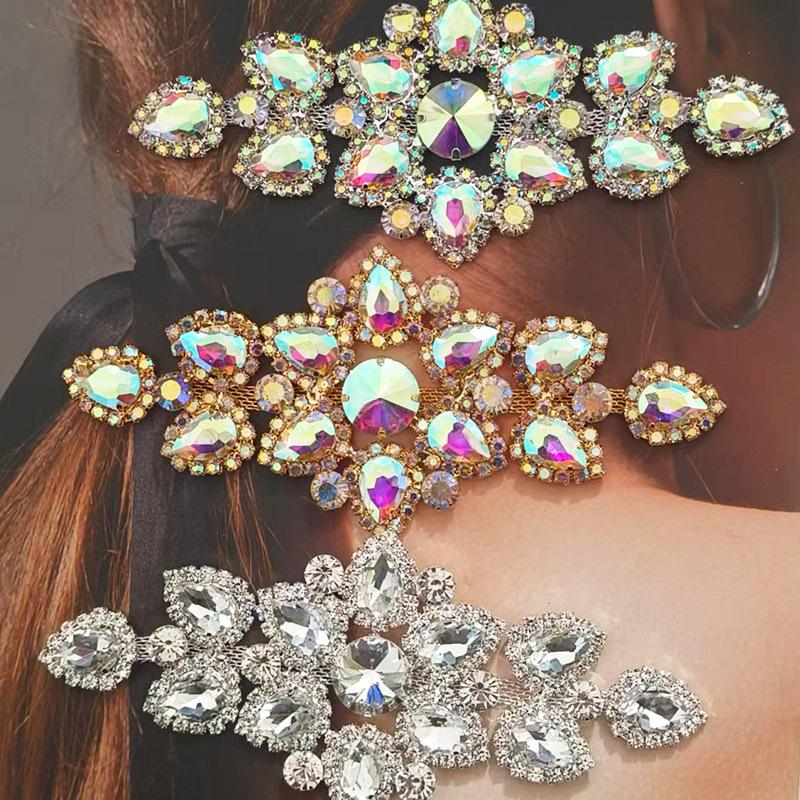 New 1pc Crystal AB Sew On Rhin - Sew On Rhinestone reseña y precio