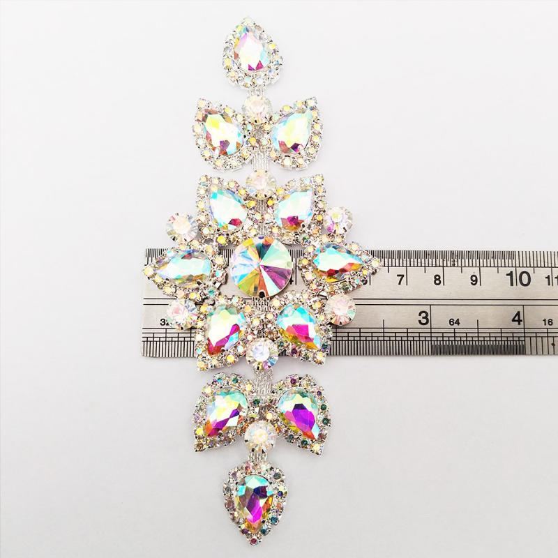 New 1pc Crystal AB Sew On Rhin - Sew On Rhinestone reseña y precio