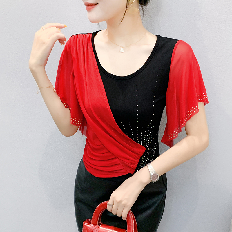 2025 Summer Women's Mesh Top:  - Beaded Trim Fringe reseña y precio