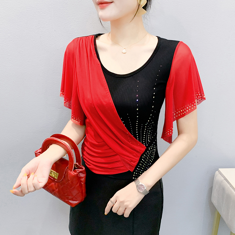 2025 Summer Women's Mesh Top:  - Beaded Trim Fringe reseña y precio
