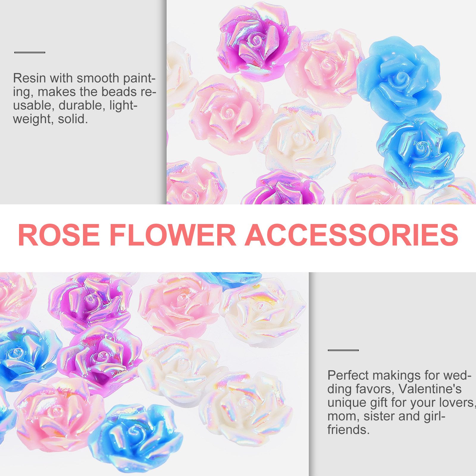20Pcs Rose Flower Phone Case A - Embellishment Crafts reseña y precio