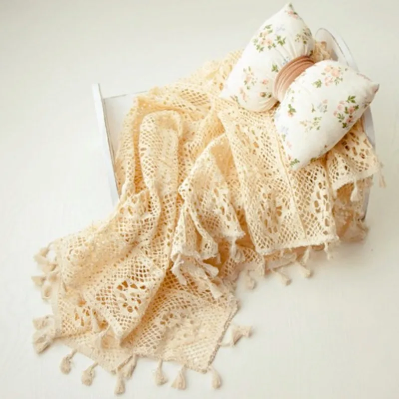 Newborn Photography Props Phot - Tassel Fringe Trim reseña y precio