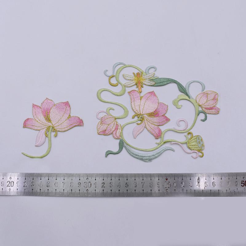 1Pcs Iron On Embroidered Flowe - Applique Patch Flower reseña y precio