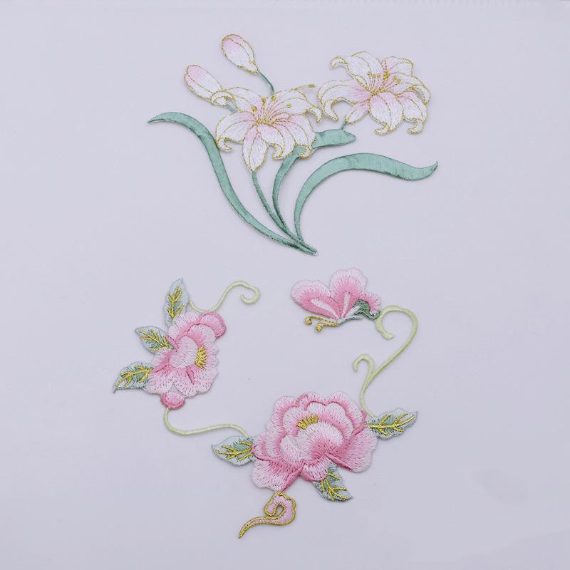 1Pcs Iron On Embroidered Flowe - Applique Patch Flower reseña y precio