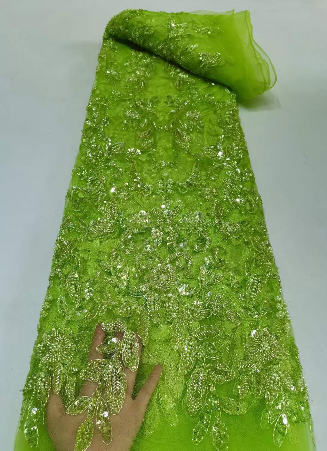 Custom Made Evening Party Gown - Crystal Mesh Fabric reseña y precio
