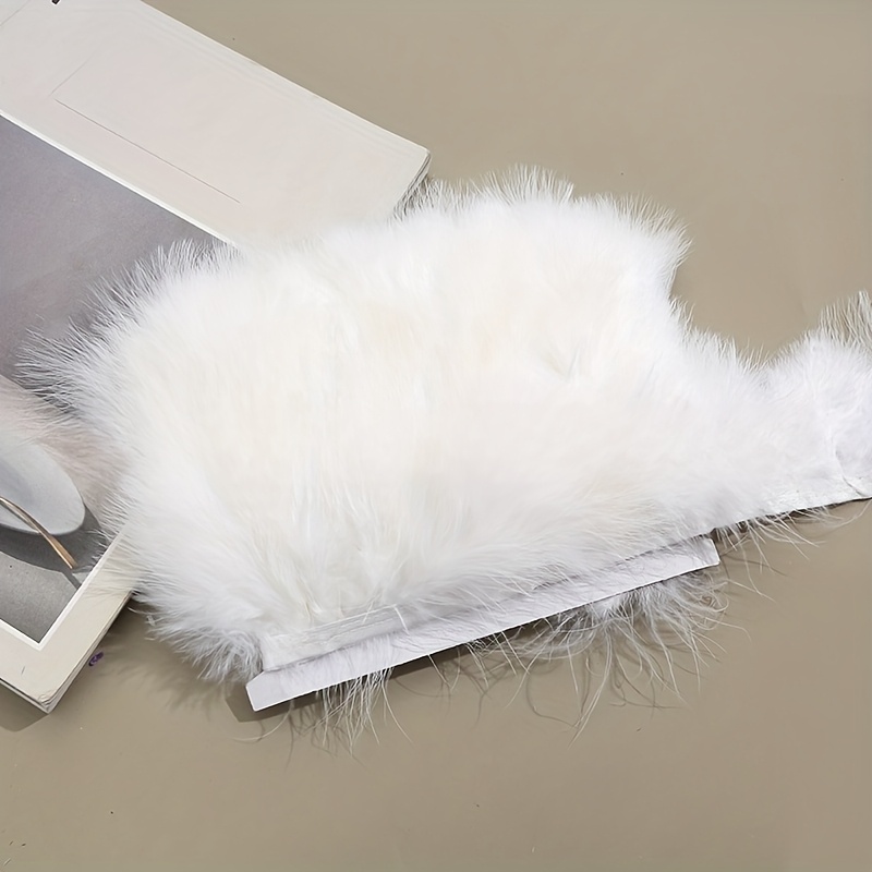 Fluffy Turkey Feathers Trim Fr - Fringe Ribbon Sewing reseña y precio