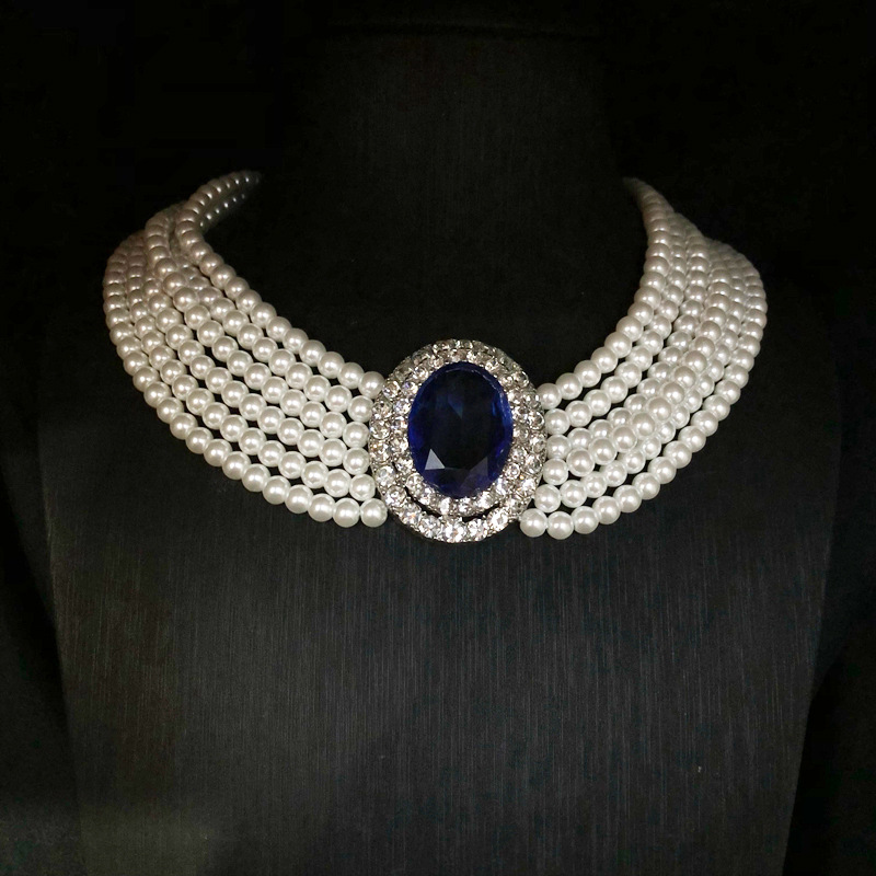 2026 French Retro Rhinestone I - Pearl Trim Chain reseña y precio