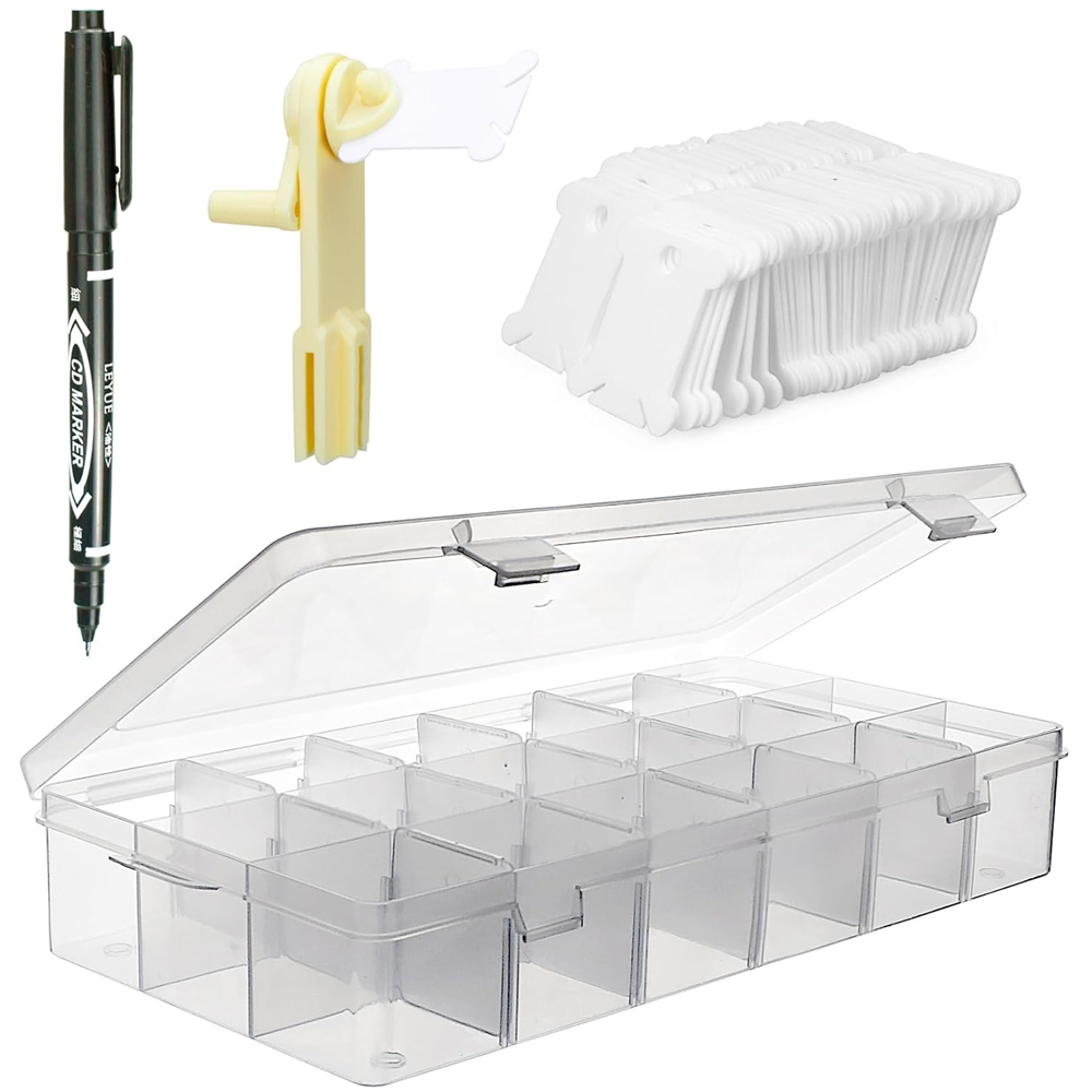 Embroidery Floss Organizer 18  - Craft Embellishment Storage reseña y precio
