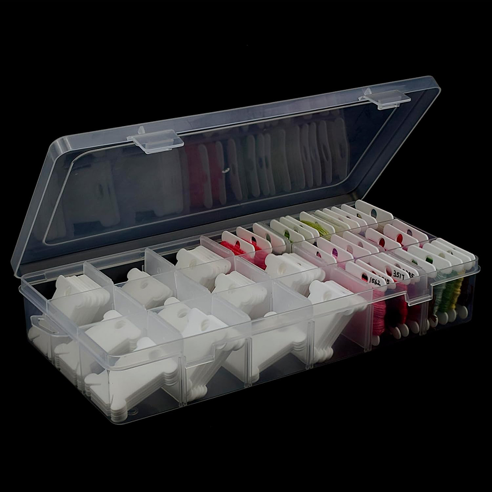 Embroidery Floss Organizer 18  - Craft Embellishment Storage reseña y precio