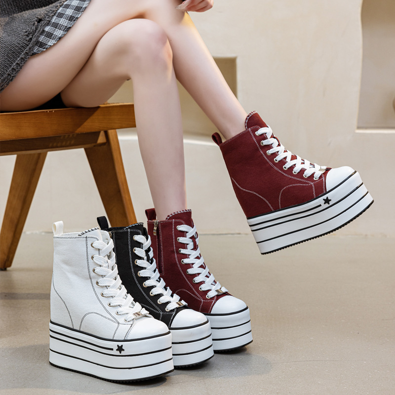 Custom 16cm High Heel Platform - Guipure Lace Panel reseña y precio