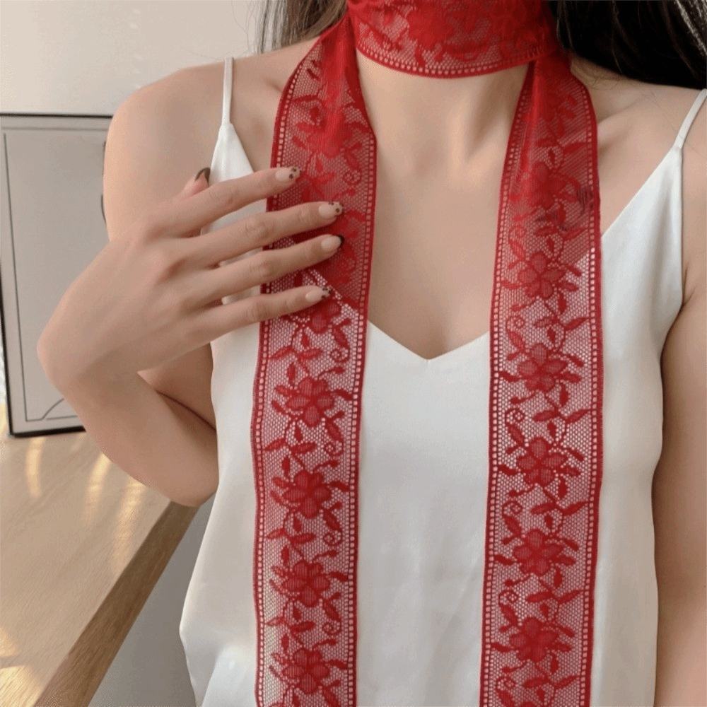 Stylish Floral Lace Printed Sc - Lace Ribbon Trim reseña y precio