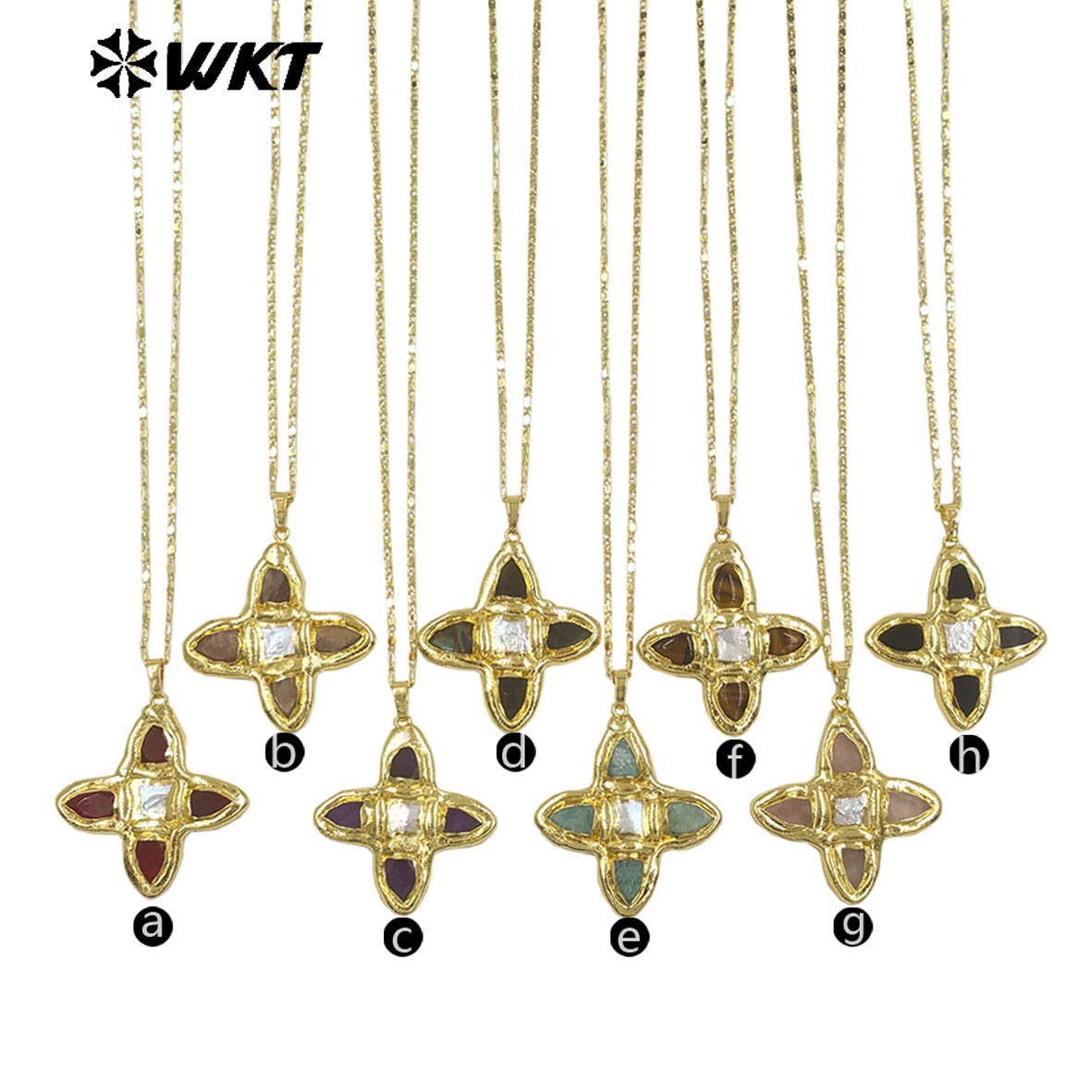 WT-JN363 WKT Bestseller Gemsto - Pearl Trim Chain reseña y precio