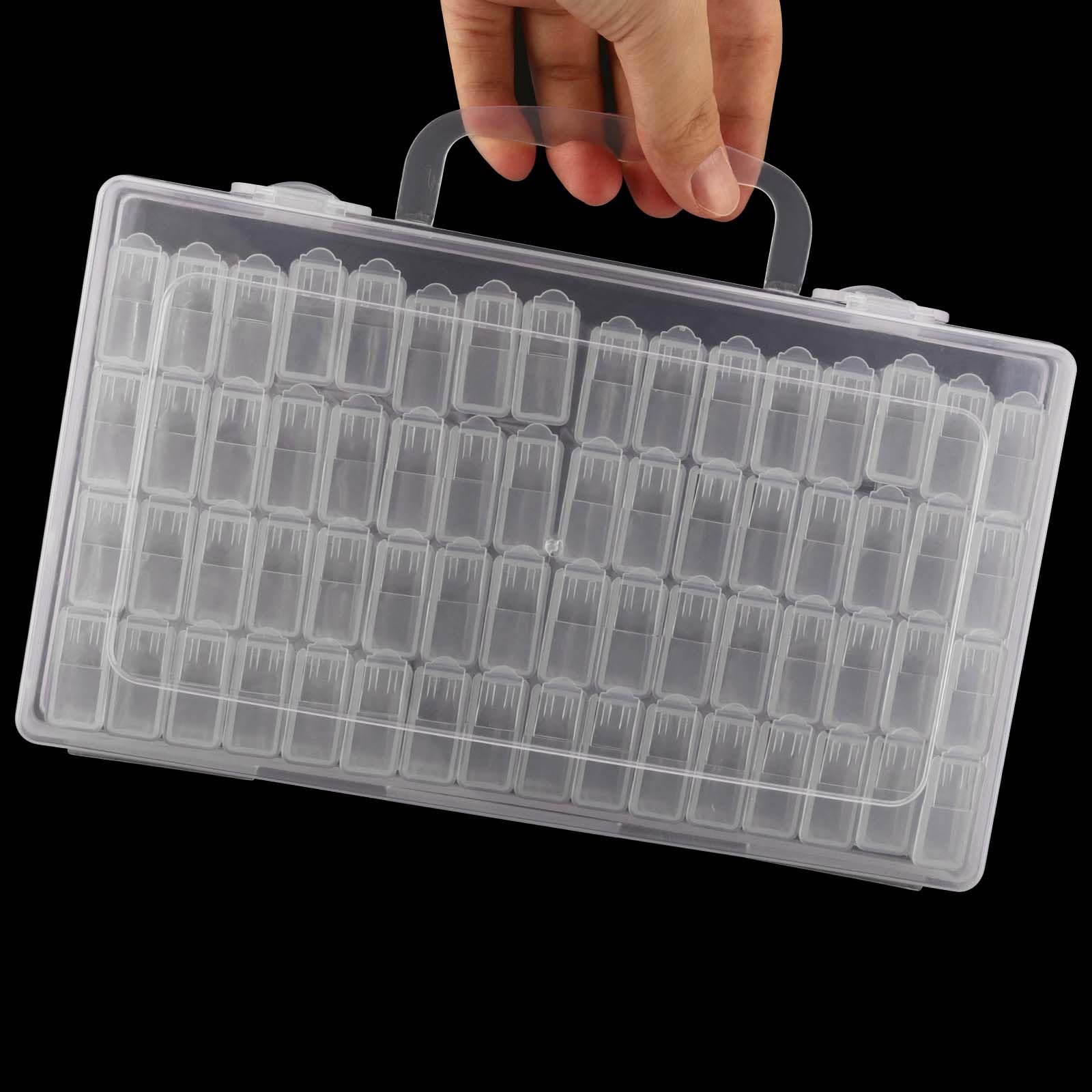 1/2/3/4Pack 64gird Diamond Pai - Craft Embellishment Storage reseña y precio
