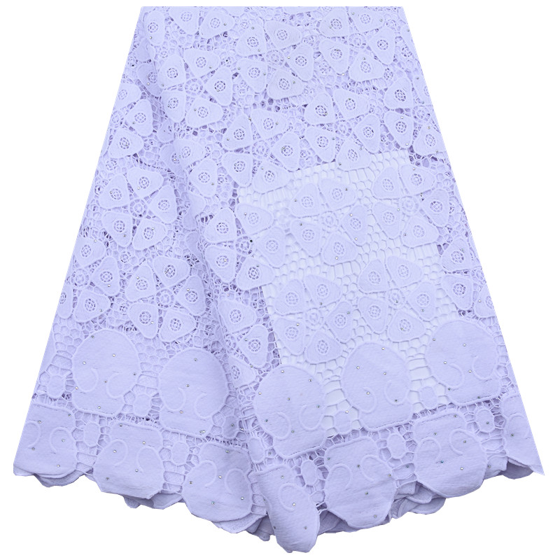 African Guipure Lace Fabric Wi - Crystal Mesh Fabric reseña y precio