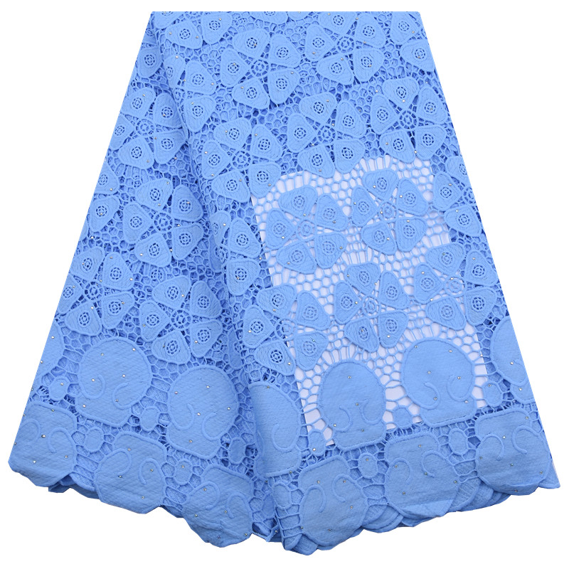 African Guipure Lace Fabric Wi - Crystal Mesh Fabric reseña y precio