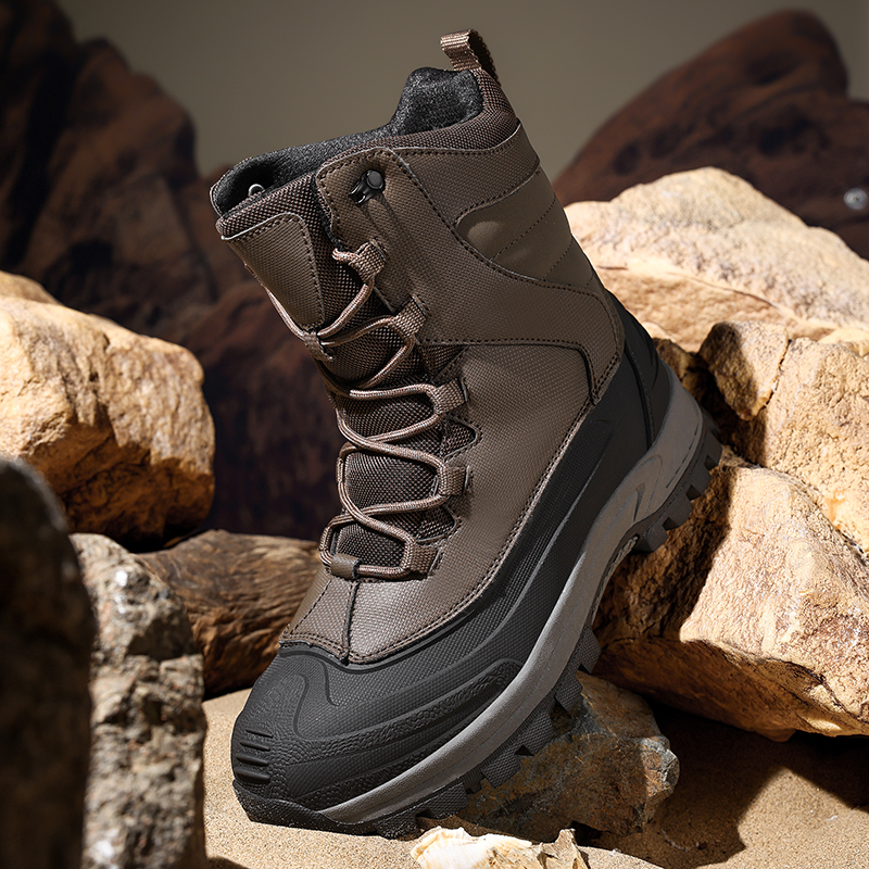 Men's Non-Slip Warm Hiking Sho - Guipure Lace Panel reseña y precio