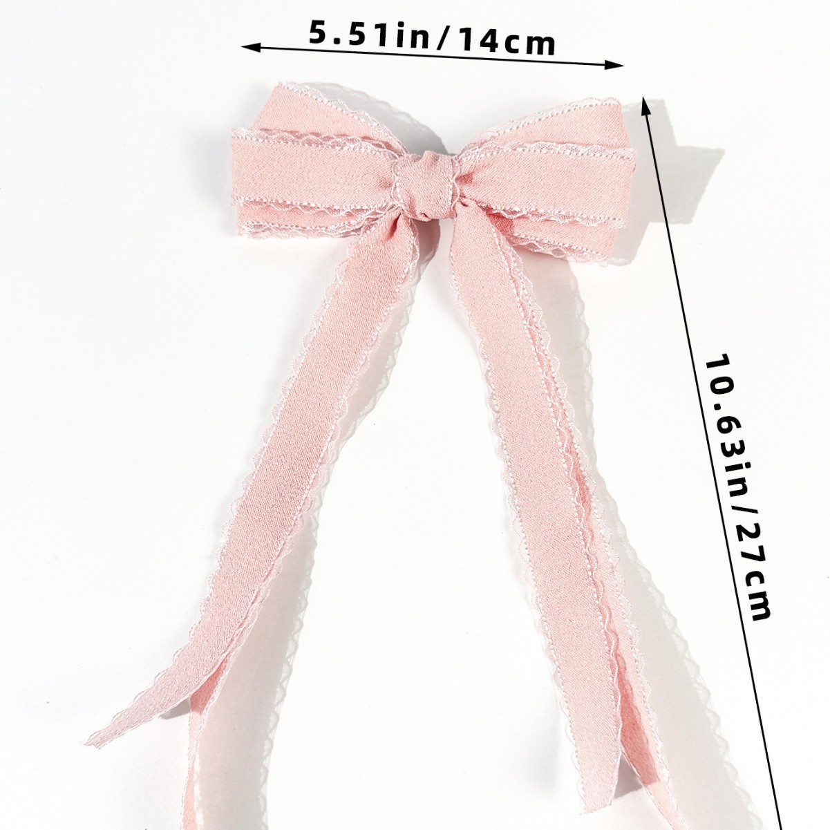 Bulk 20pc Long Tassel Hair Cli - Lace Ribbon Trim reseña y precio