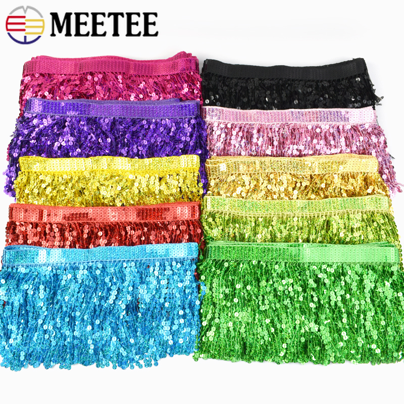 1-5Meters 16cm Sequin Tassel F - Fringe Ribbon Sewing reseña y precio