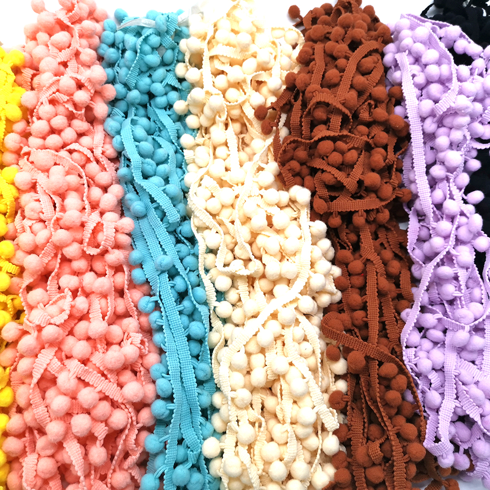 1-5yard Pom pom Fringe Lace Ri - Fringe Ribbon Sewing reseña y precio