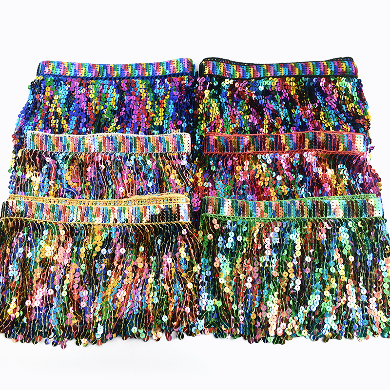5/10Yards Sequin Fringe Tassel - Fringe Ribbon Sewing reseña y precio
