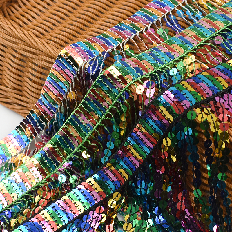 5/10Yards Sequin Fringe Tassel - Fringe Ribbon Sewing reseña y precio