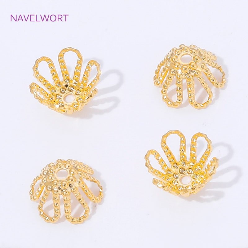 18K Gold Plated Spacer Beads C - Embellishment Crafts reseña y precio