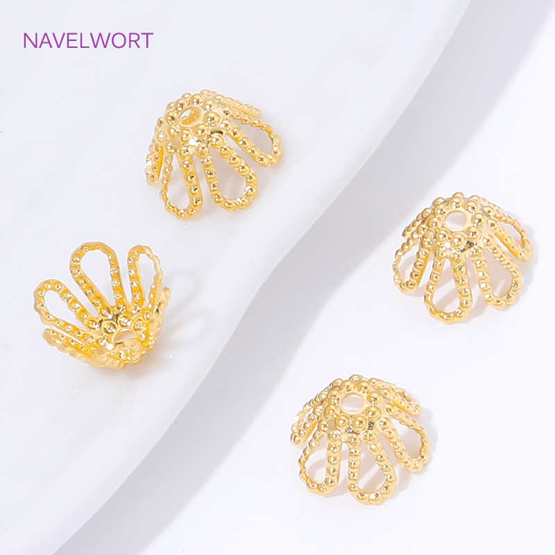 18K Gold Plated Spacer Beads C - Embellishment Crafts reseña y precio