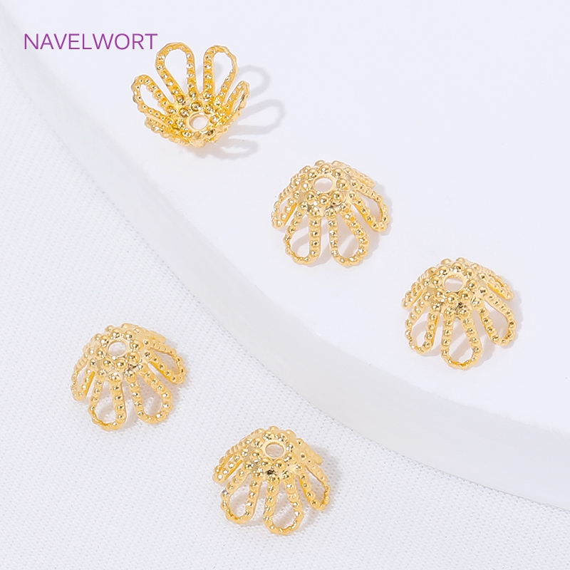 18K Gold Plated Spacer Beads C - Embellishment Crafts reseña y precio