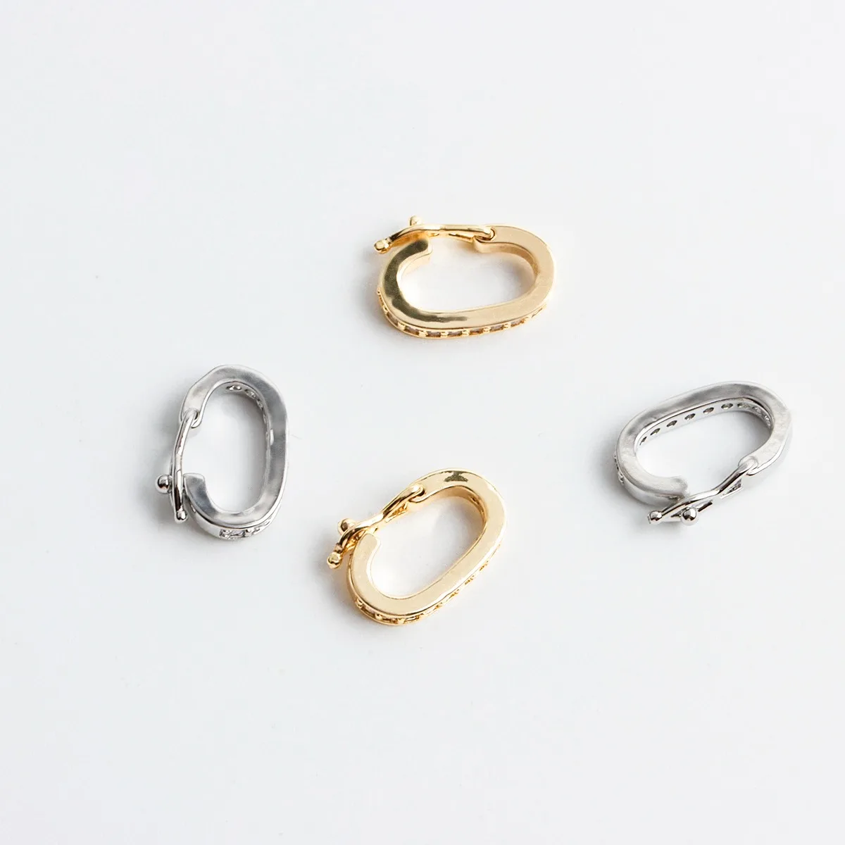 18K Real Gold Plated Micro Zir - Pearl Trim Chain reseña y precio