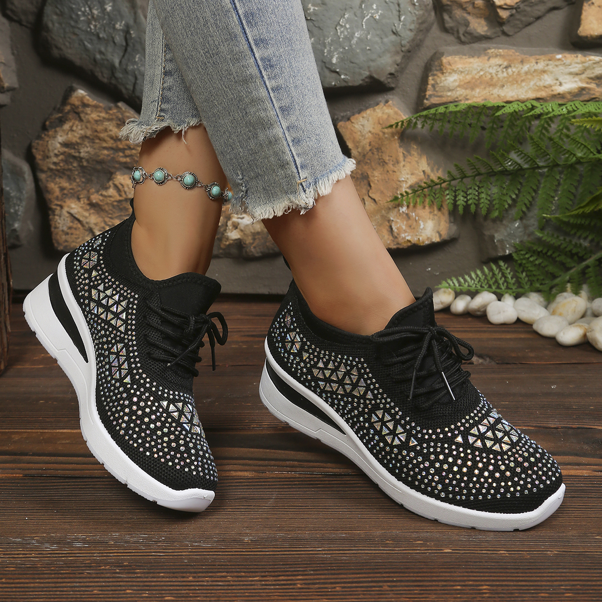 Glitter rhinestone knit mesh w - Crystal Mesh Fabric reseña y precio