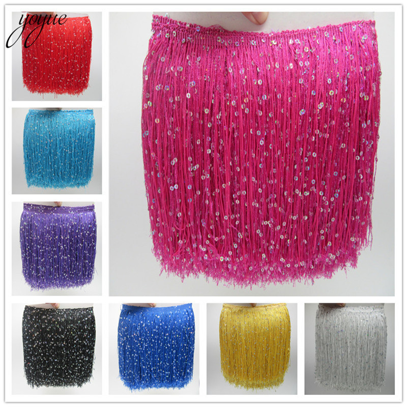 YOYUE 1Yard 20CM Long Polyeste - Fringe Ribbon Sewing reseña y precio