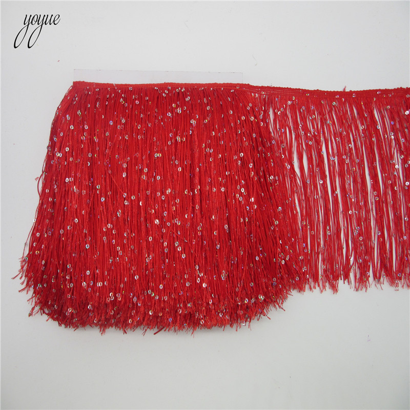 YOYUE 1Yard 20CM Long Polyeste - Fringe Ribbon Sewing reseña y precio
