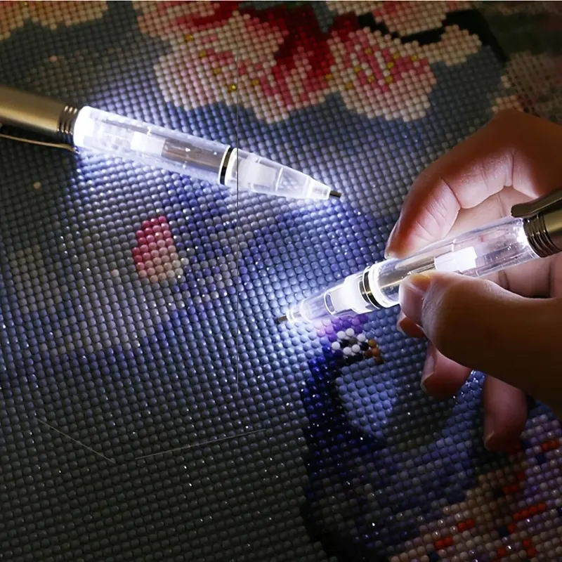 LED Light Diamond Painting Pen - Embroidery Embellishments reseña y precio