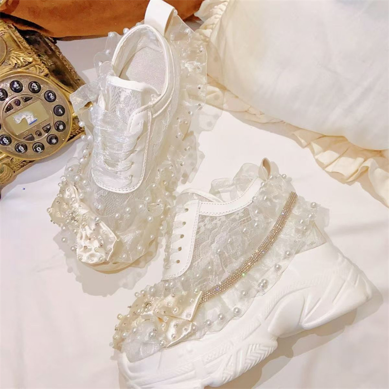 Thick bottom lace ribbon rhine - Crystal Mesh Fabric reseña y precio