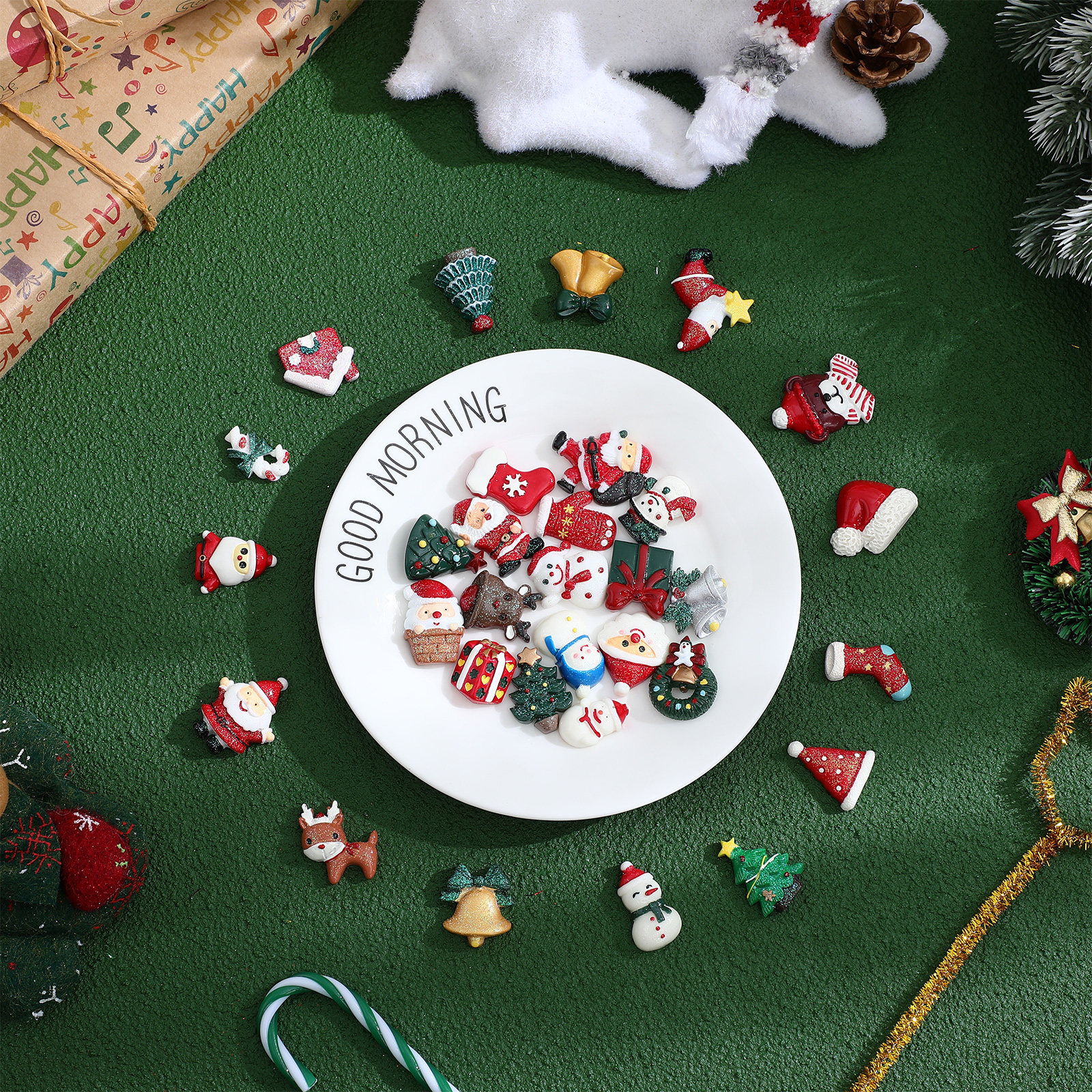 50 PCS Embellishment Christmas - Embellishment Crafts reseña y precio