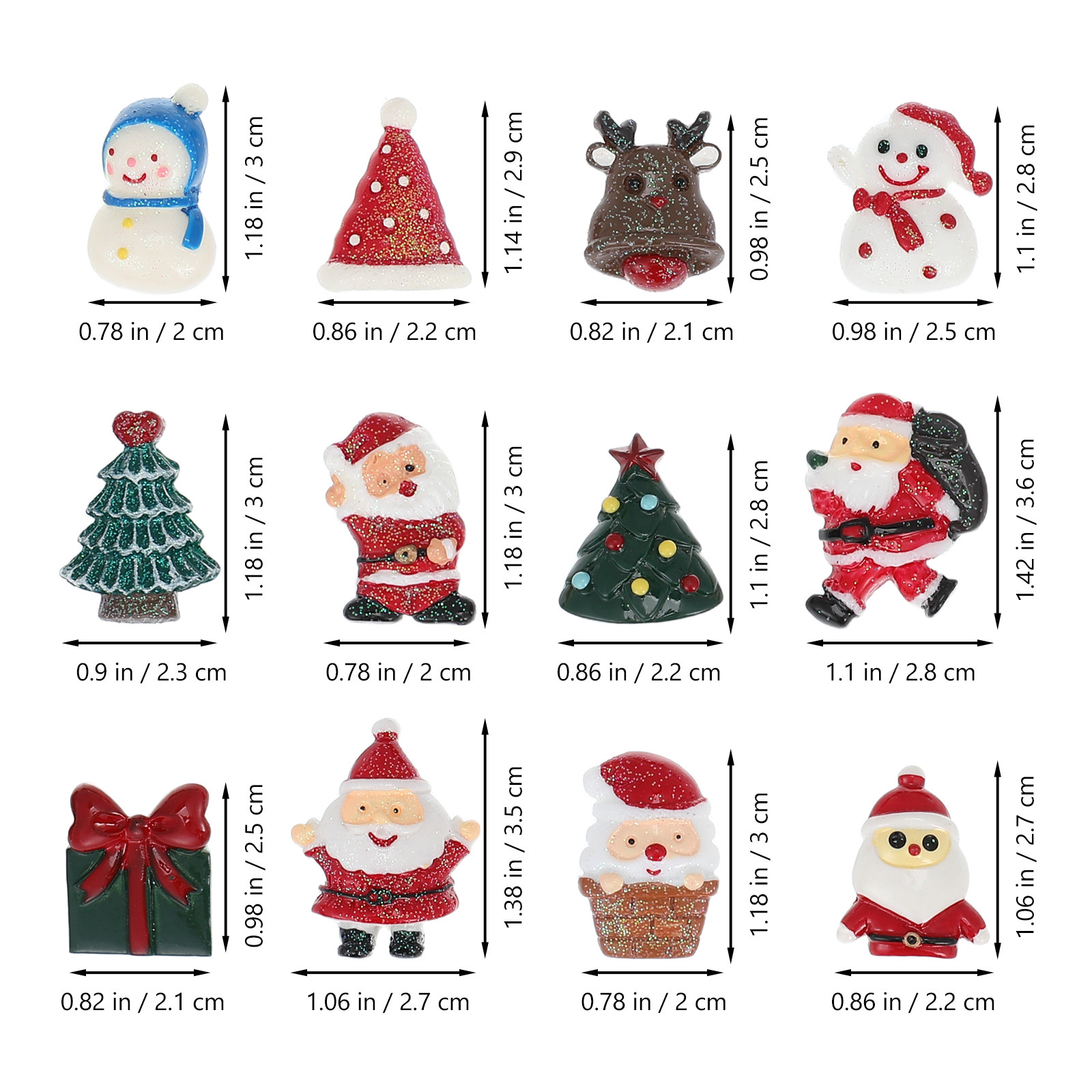 50 PCS Embellishment Christmas - Embellishment Crafts reseña y precio