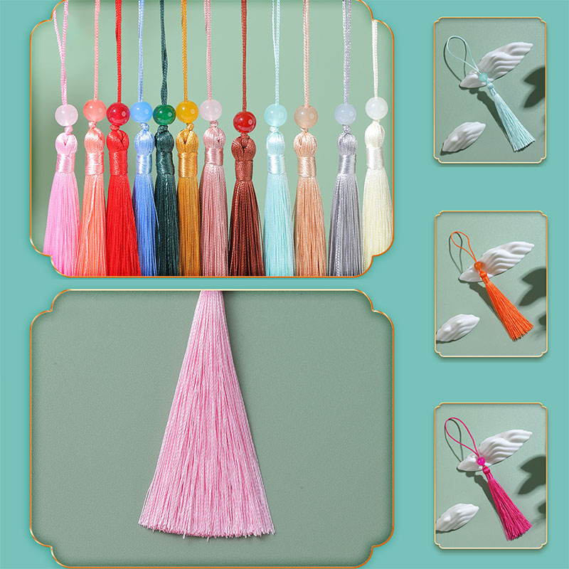 5-100Pcs Bookmark Beaded Tasse - Beaded Trim Fringe reseña y precio
