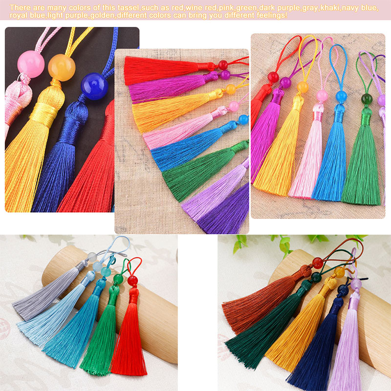 5-100Pcs Bookmark Beaded Tasse - Beaded Trim Fringe reseña y precio