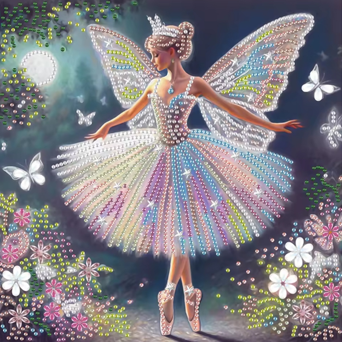 Butterfly Fairy Pattern Series - Embroidery Embellishments reseña y precio